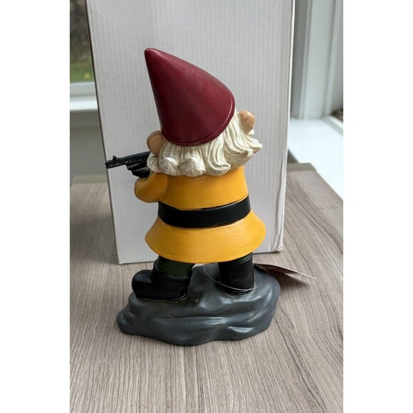 Scarface Garden Gnome Say Hello to My Little Friend! Outdoor Sculpture-Figurine - Picture 3 of 10